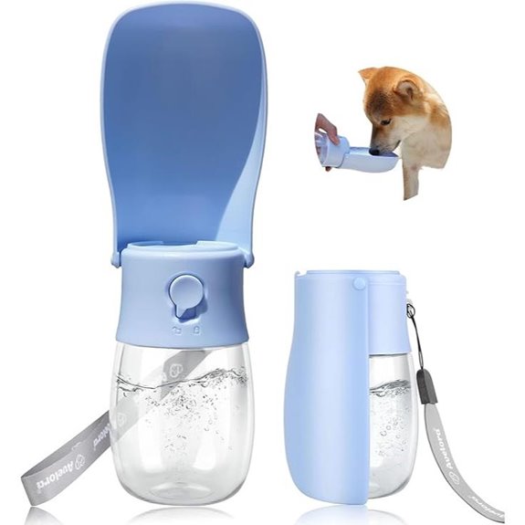 Foldable Dog Water Bottle: Portable Pet Dispenser