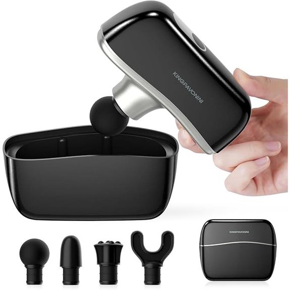 KingPavonini Mini Massage Gun with Case (Portable)