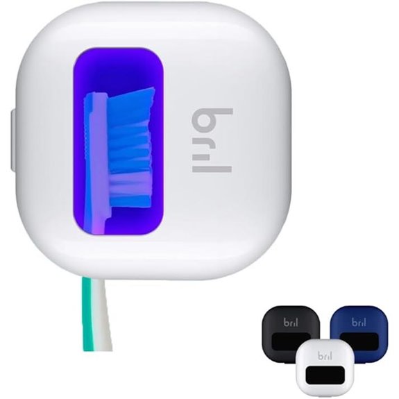 Bril UV-C Toothbrush Sanitizer Travel Case