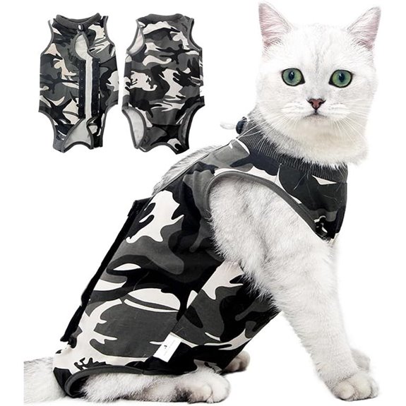 Cat Recovery Suit for Post-Surgery Healing (Breathable)