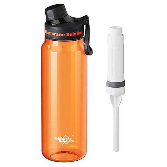 replaceable filtered water bottle