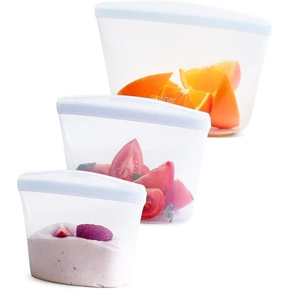 Stasher Silicone Reusable Food Storage Bags (3-Pack)