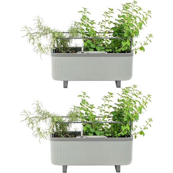 Vego Garden 2-Pack Self-Watering Indoor Plant Boxes