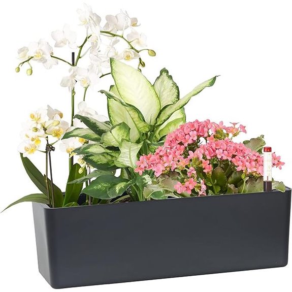 GardenBasix Self-Watering Planter Window Box 16