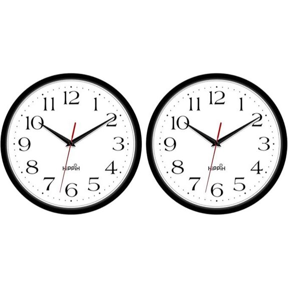 silent digital wall clock