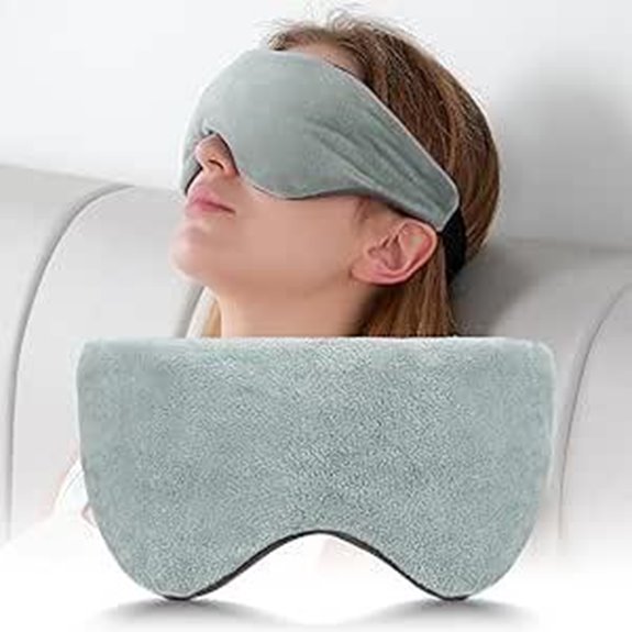 Sivio Weighted Eye Mask for Sleeping (Grey)