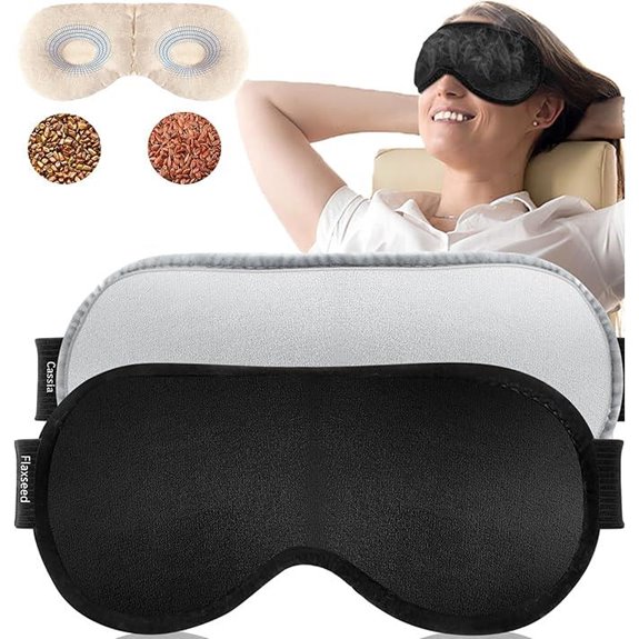 Heated Eye Mask 2-Pack for Sleep Relief