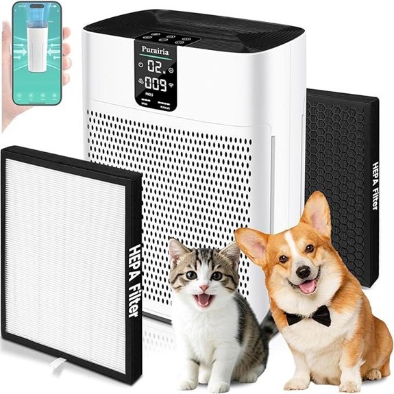 Air Purifier for Home Large Rooms with App Connectivity