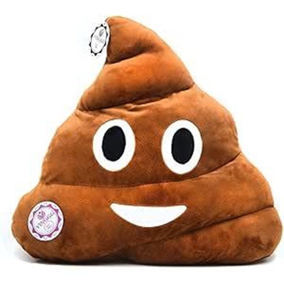 YINGGG 32cm Plush Poop Pillow Cushion