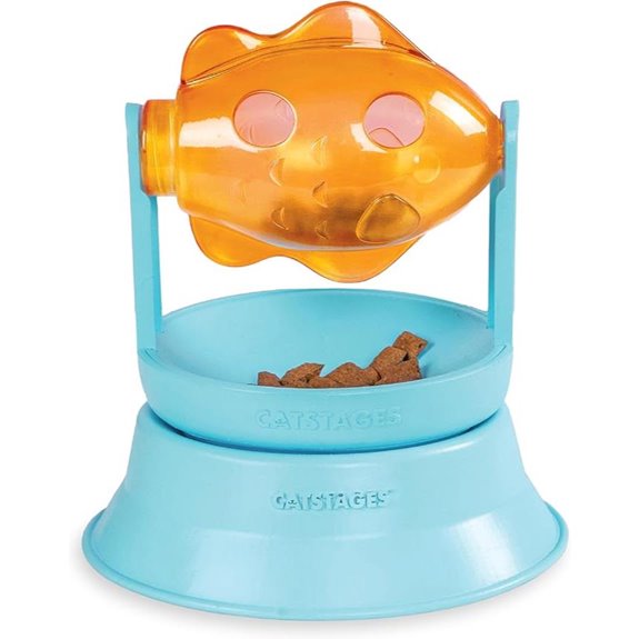 spinning fish treat dispenser
