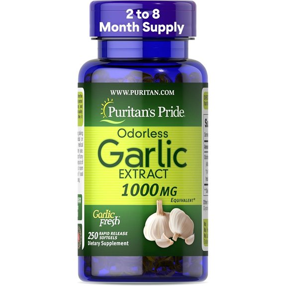 Puritan's Pride Odorless Garlic 1000 mg Softgels