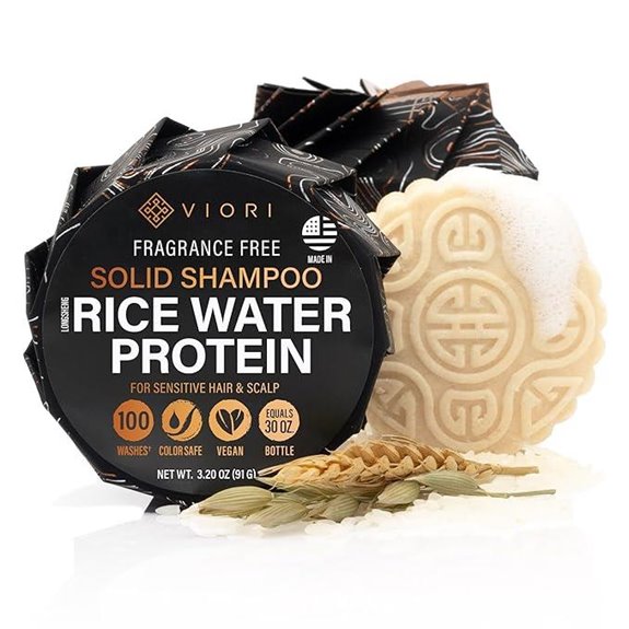 Viori Rice Water Shampoo Bar - Sulfate Free