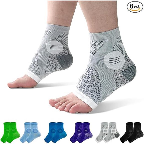 Neuropathy Toeless Compression Socks for Relief (Large)