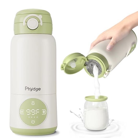 Portable Bottle Warmer for Travel with Long Battery Life