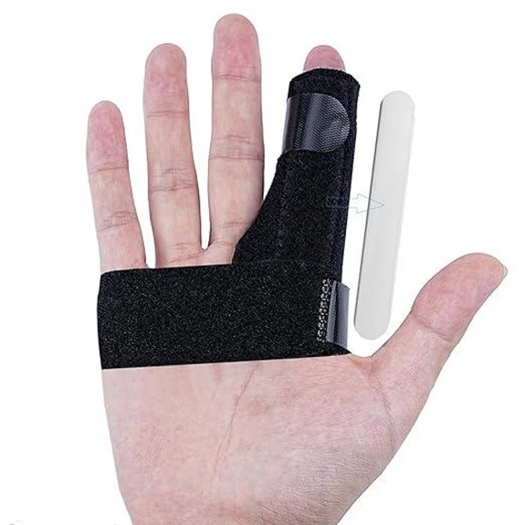 Trigger Finger Splint for Arthritis and Injury - Black