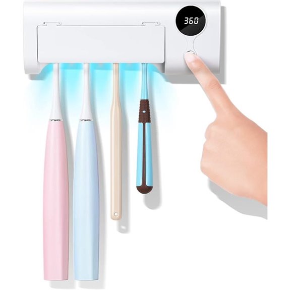 StarWin UV Toothbrush Cleaner with 4 Slots