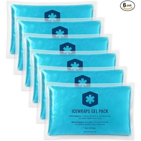 ICEWRAPS Hot & Cold Gel Ice Packs (6)