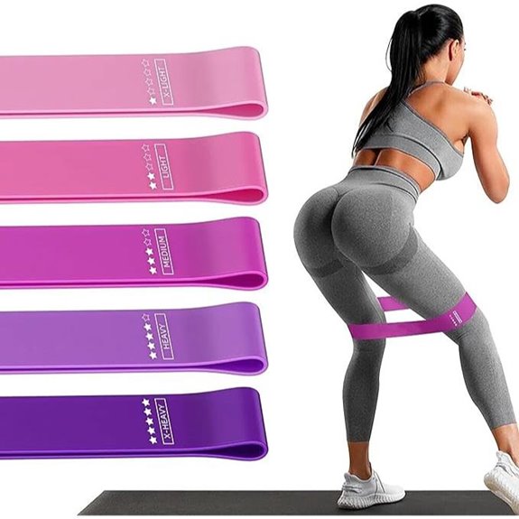 Resistance Loop Exercise Bands Set of 5