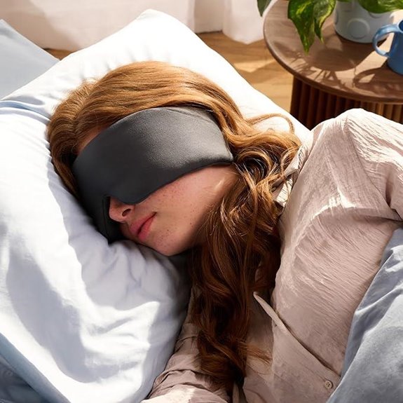 Bearaby Asteroid Grey Sleep Mask Weighted Light Blocking